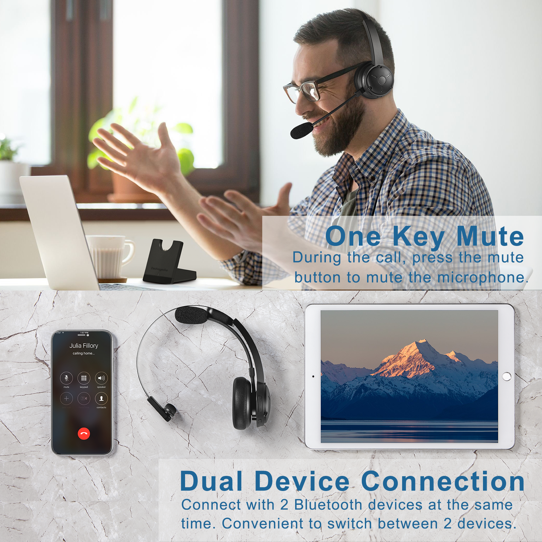 Dechoyecho M101 Bluetooth headset